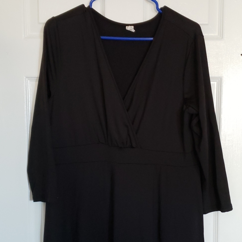 LBD maxi wrap dress - XXL